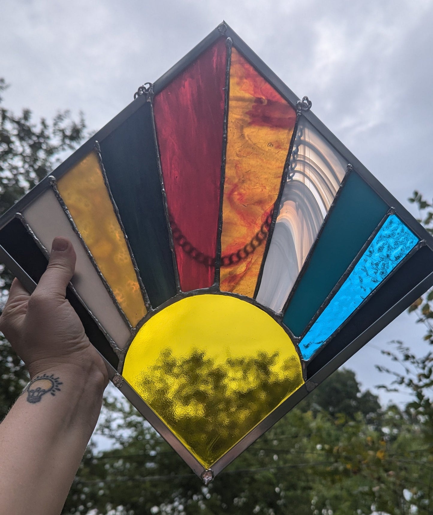Solar System (Diamond) Stained Glass