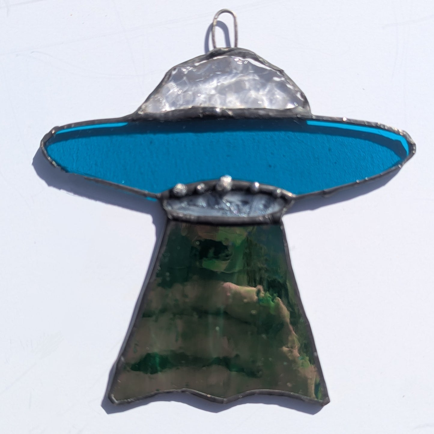 UFO stained glass