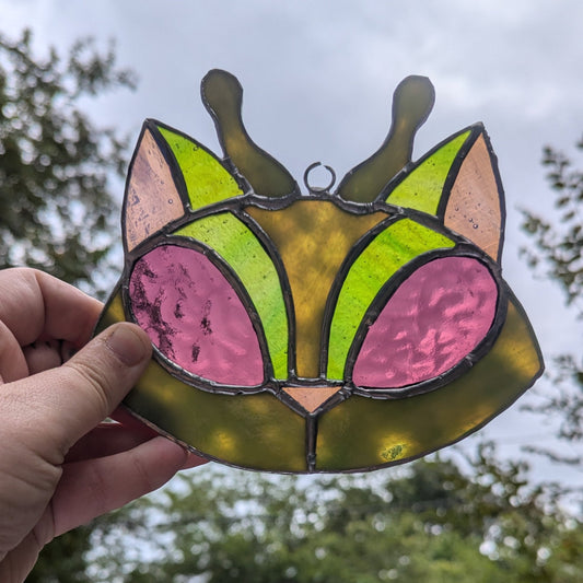 Alien Cat Stained Glass