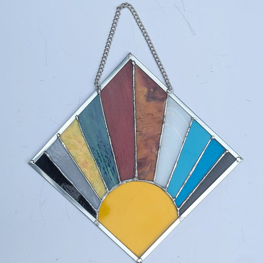 Solar System (Diamond) Stained Glass